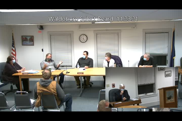 Thumbnail image for Waldoboro Select Board - November 23, 2021