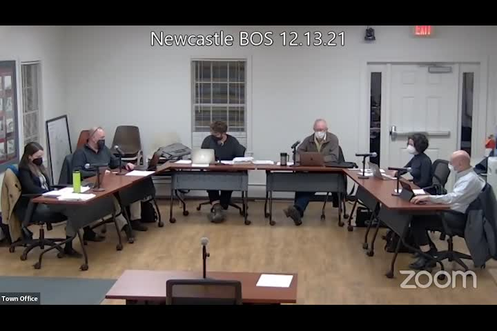 Thumbnail image for Newcastle Select Board - December 13, 2021