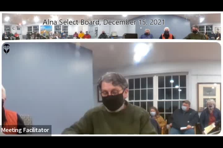 Thumbnail image for Alna Select Board - December 15, 2021