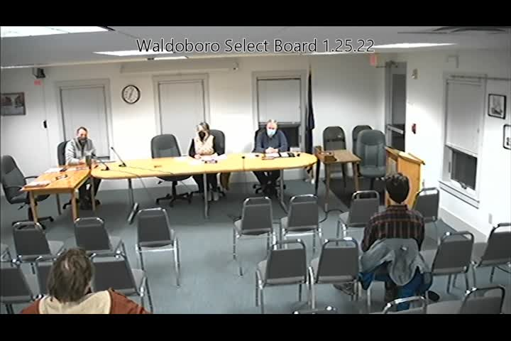 Thumbnail image for Waldoboro Select Board - January 25, 2022