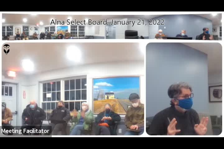 Thumbnail image for Alna Select Board - January 19, 2022