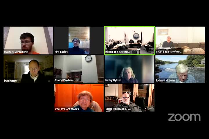 Thumbnail image for Damariscotta Select Board & Budget Committee - January 19, 2022