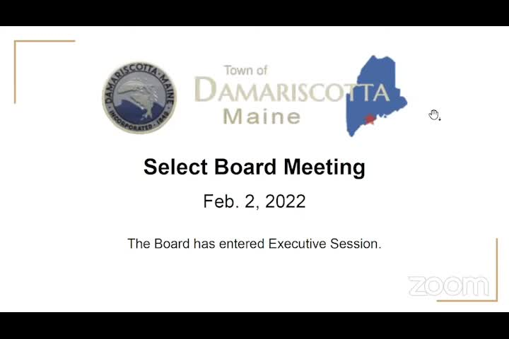 Thumbnail image for Damariscotta Select Board - February 02, 2022