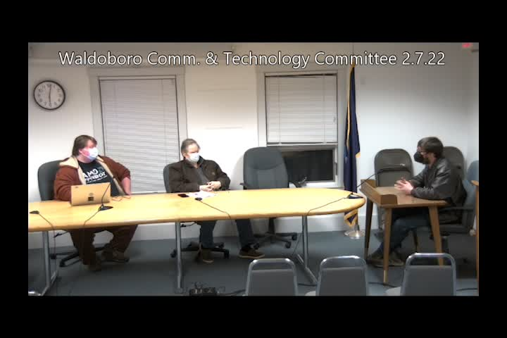 Thumbnail image for Waldoboro Communications & Technology Committee - February 7, 2022