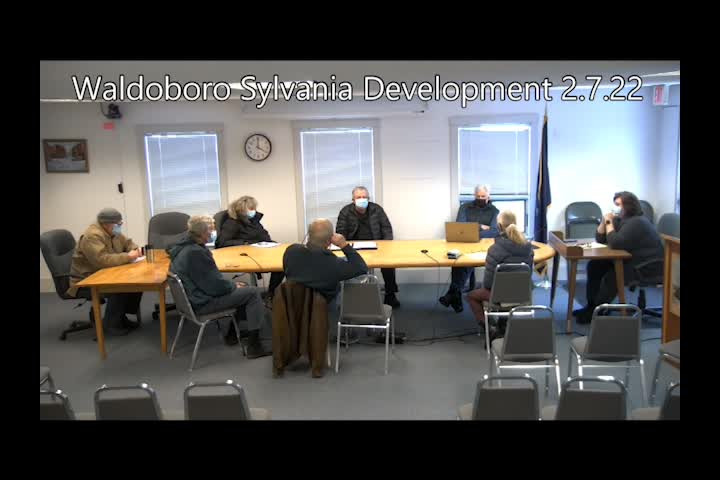 Thumbnail image for Waldoboro Sylvania Development Committee - February 7, 2022