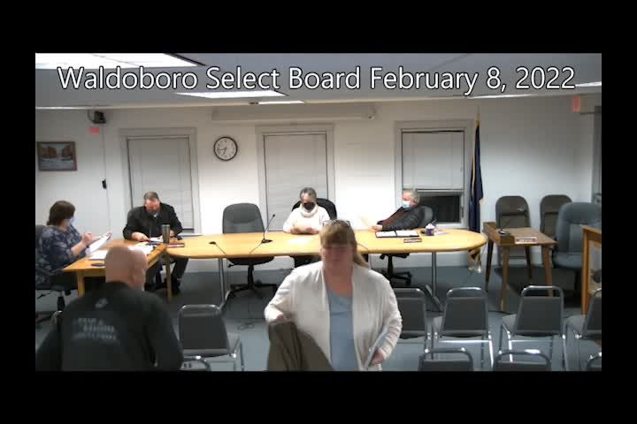 Thumbnail image for Waldoboro Select Board - February 8, 2022