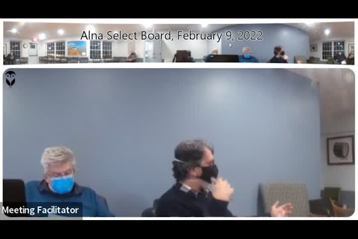 Thumbnail image for Alna Select Board - February 09, 2022