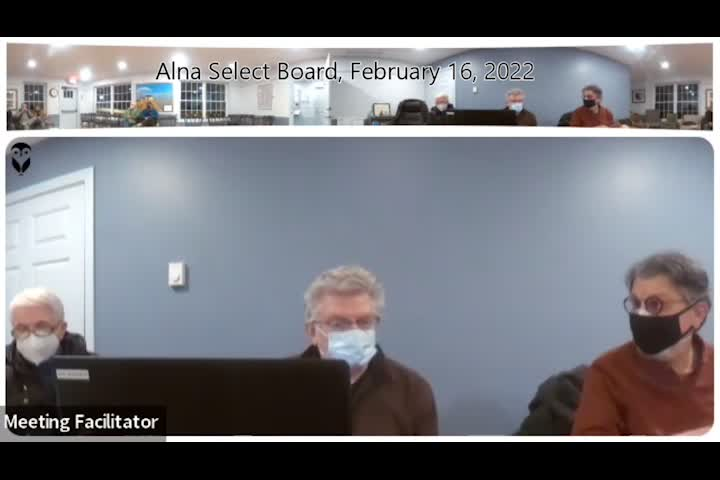 Thumbnail image for Alna Select Board - February 16, 2022