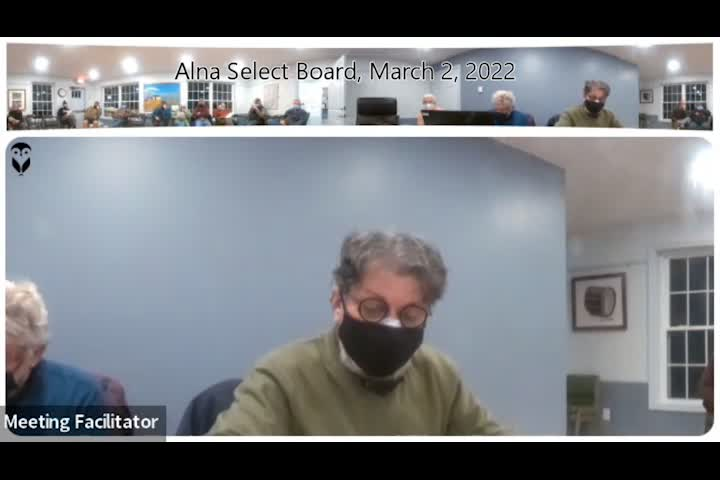 Thumbnail image for Alna Select Board - March 2, 2022