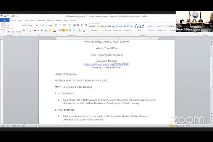 Thumbnail image for Damariscotta Planning Board - March 7, 2022