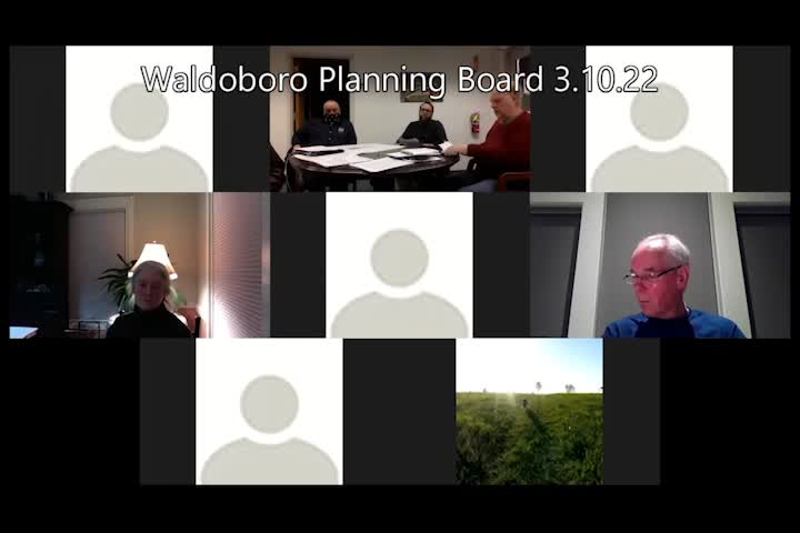 Thumbnail image for Waldoboro Planning Board - March 10, 2022
