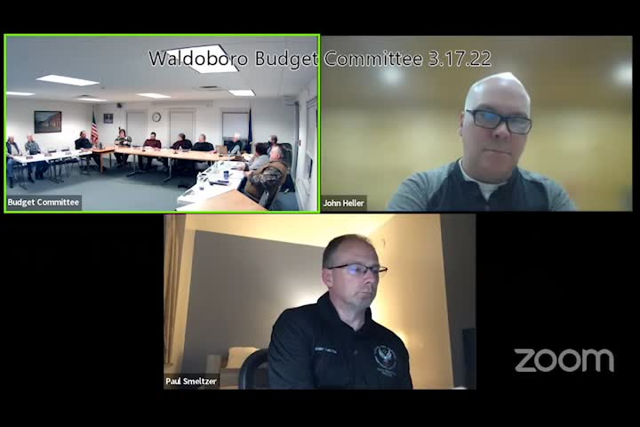 Thumbnail image for Waldoboro Budget Committee - March 15, 2022