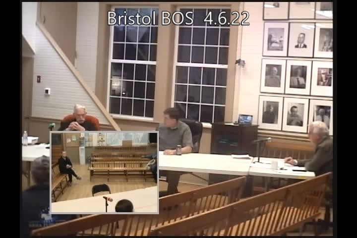 Thumbnail image for Bristol Select Board - April 6, 2022