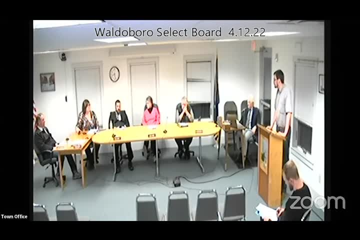 Thumbnail image for Waldoboro Select Board - April 12, 2022