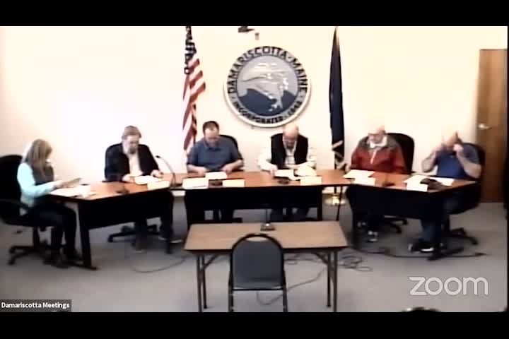 Thumbnail image for Damariscotta Select Board - April 20, 2022