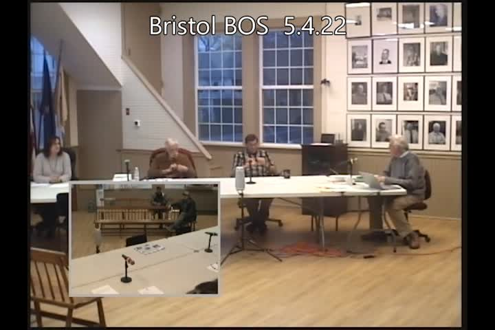 Thumbnail image for Bristol Select Board - May 4, 2022