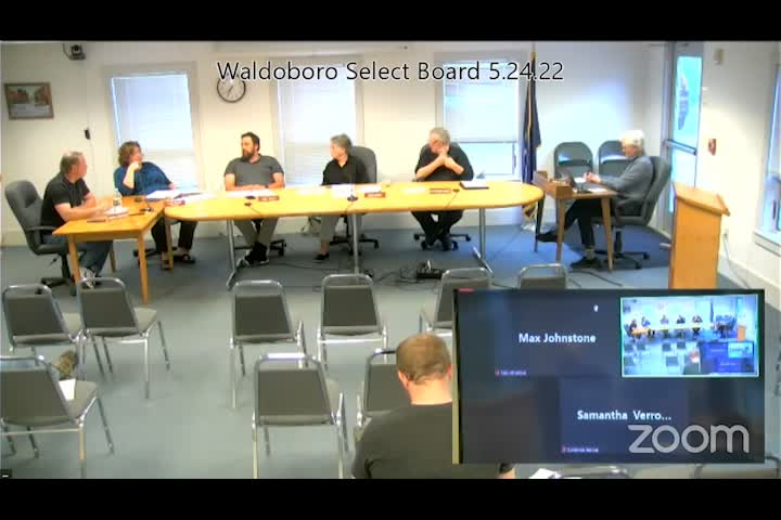 Thumbnail image for Waldoboro Select Board - May 24, 2022