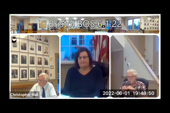 Thumbnail image for Bristol Select Board - June 1, 2022