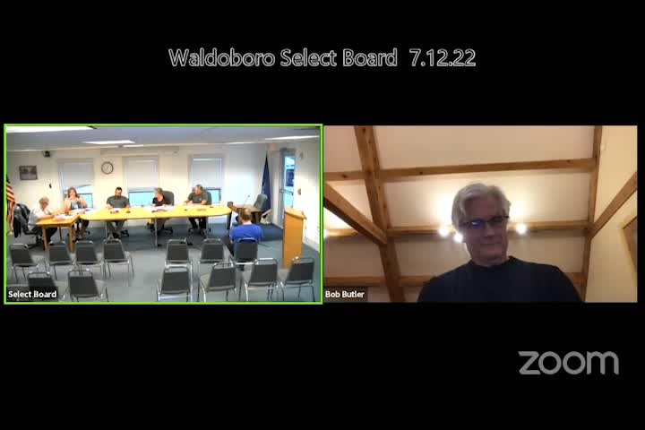 Thumbnail image for Waldoboro Select Board - July 12, 2022