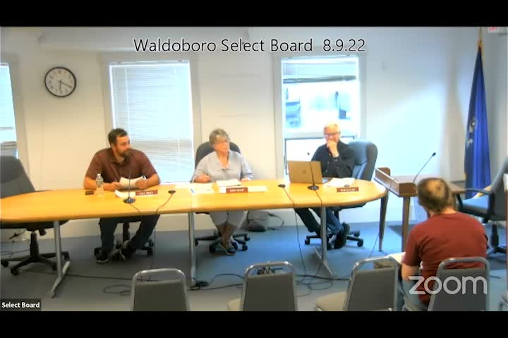 Thumbnail image for Waldoboro Select Board - August 9, 2022