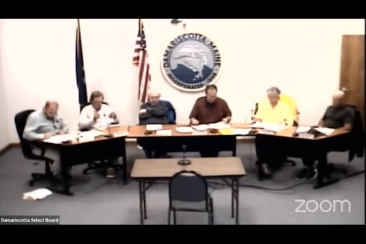 Thumbnail image for Damariscotta Select Board - August 17, 2022