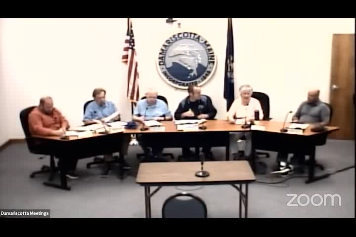 Thumbnail image for Damariscotta Select Board - September 7, 2022