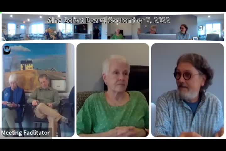 Thumbnail image for Alna Select Board - September 7, 2022
