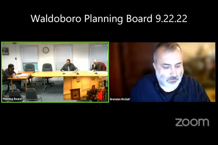Thumbnail image for Waldoboro Planning Board - September 22, 2022
