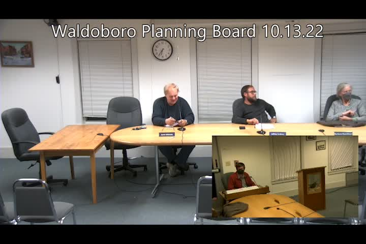 Thumbnail image for Waldoboro Planning Board - October 13, 2022