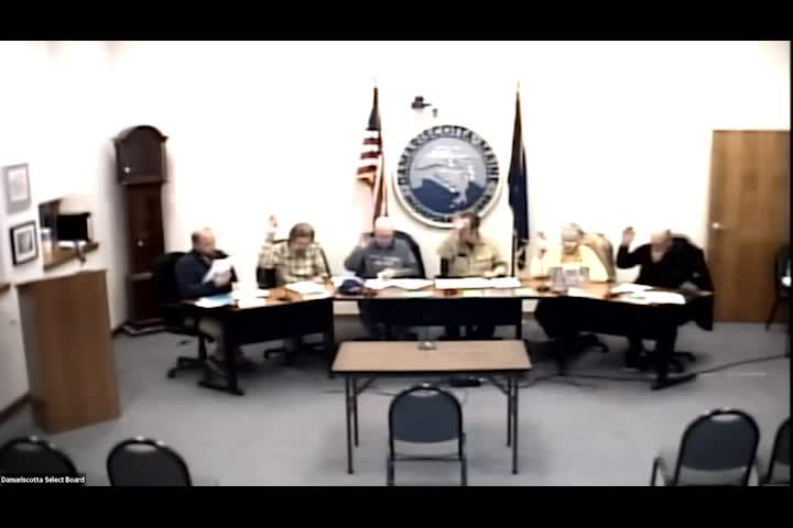 Thumbnail image for Damariscotta Special Meeting & Select Board - November 16, 2022