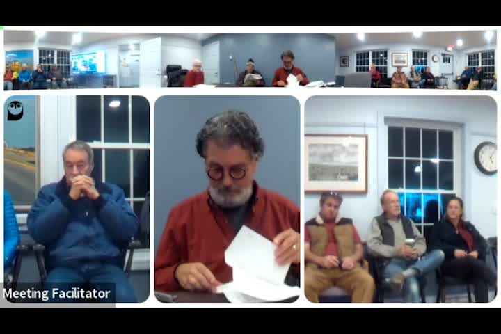 Thumbnail image for Alna Select Board Special Meeting - November 21, 2022