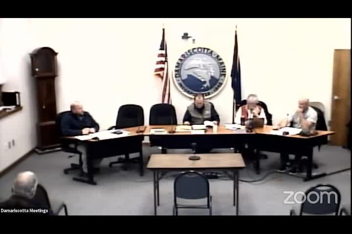 Thumbnail image for Damariscotta Select Board - December 21, 2022