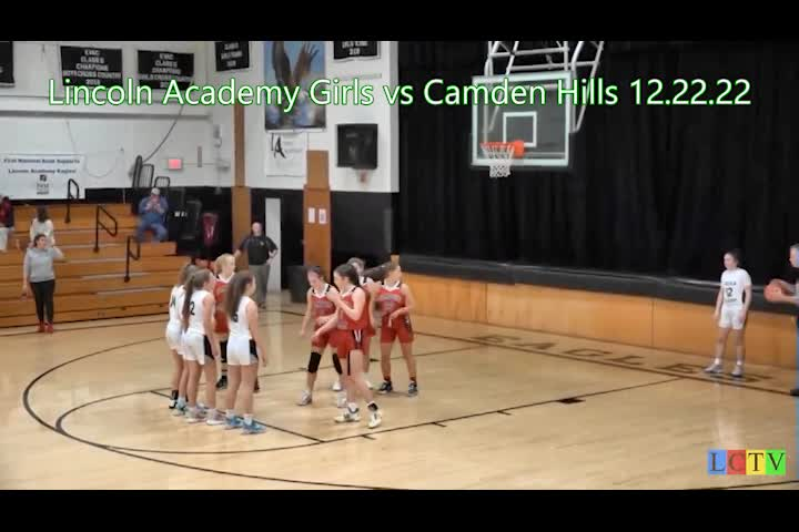 Thumbnail image for LCTV Girls Varsity Basketball 2022: Lincoln Academy vs. Camden - December 22, 2022