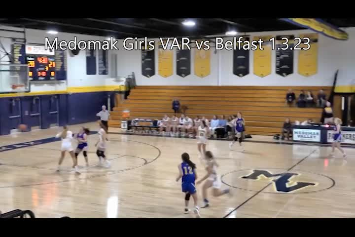 Thumbnail image for LCTV Girls Varsity Basketball 2023: Medomak vs. Belfast - January 3, 2023