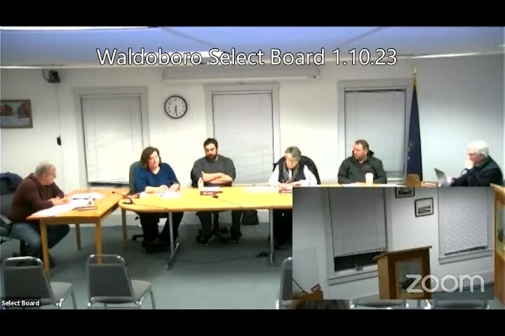 Thumbnail image for Waldoboro Select Board - January 10, 2023