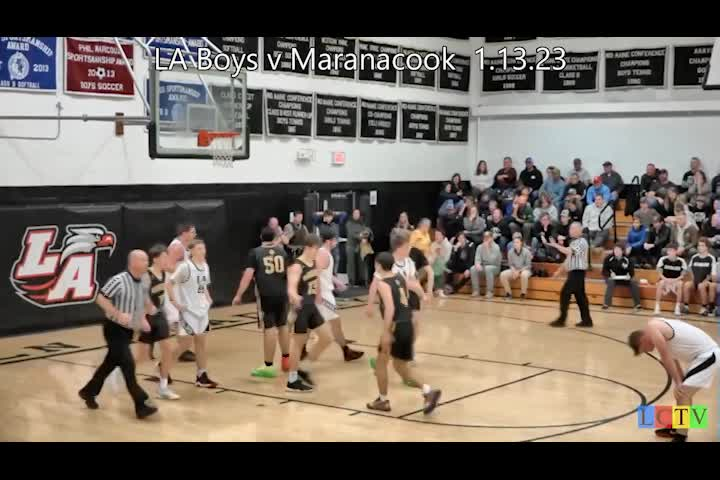 Thumbnail image for LCTV Boys Varsity Basketball 2023: Lincoln Academy vs. Maranacook - January 13, 2023