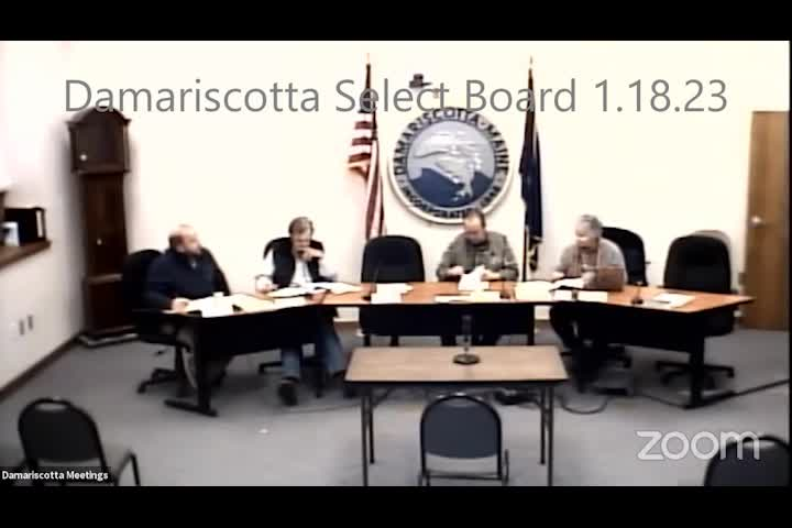 Thumbnail image for Damariscotta Select Board - January 18, 2023