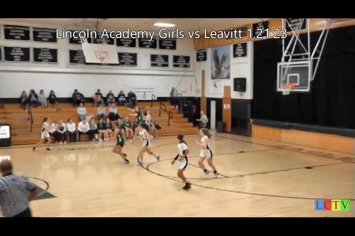 Thumbnail image for LCTV Girls Varsity Basketball 2023: Lincoln Academy vs. Leavitt - January 21, 2023