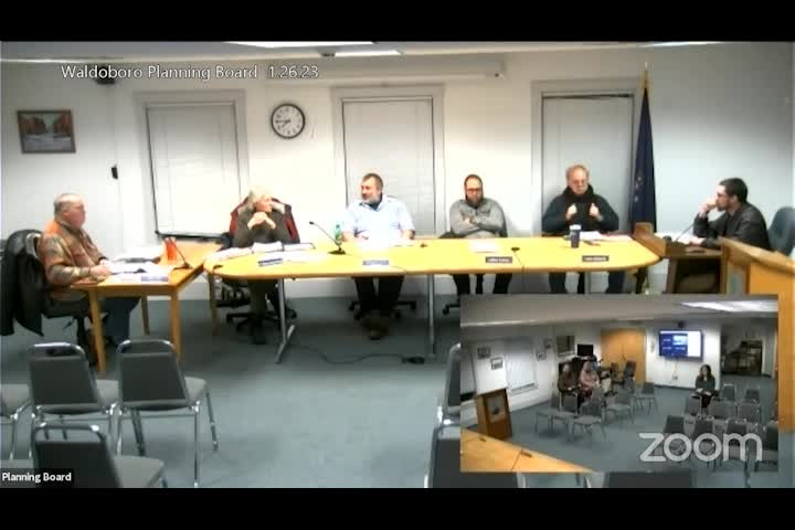 Thumbnail image for Waldoboro Planning Board - January 26, 2023