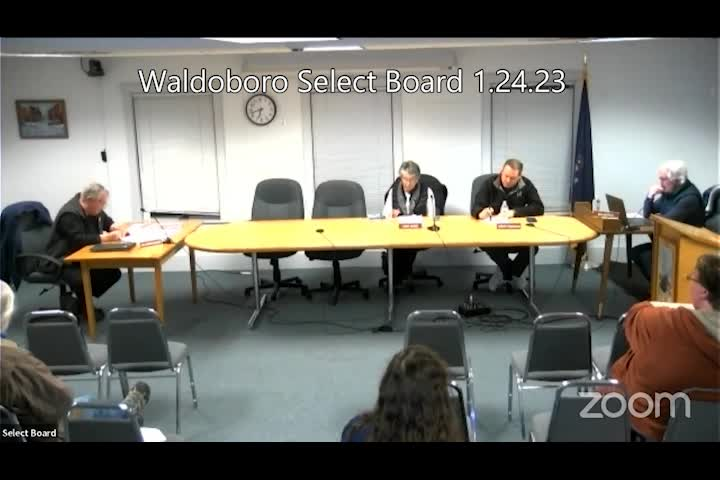 Thumbnail image for Waldoboro Select Board - January 24, 2023