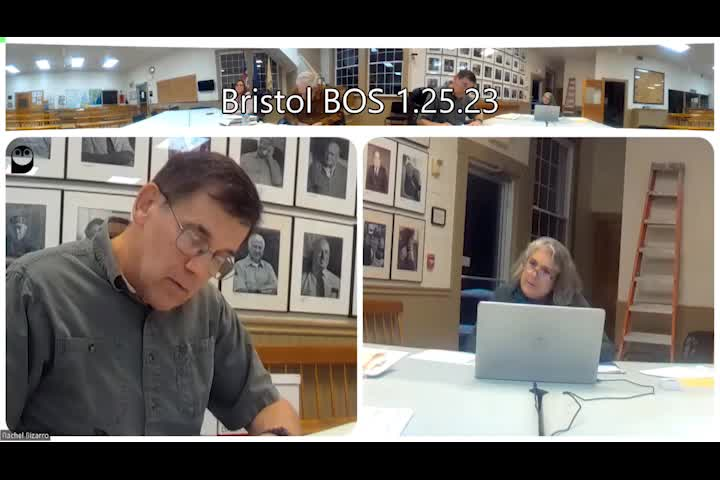 Thumbnail image for Bristol Select Board - January 25, 2023