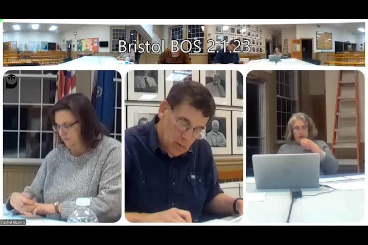 Thumbnail image for Bristol Select Board - February 1, 2023