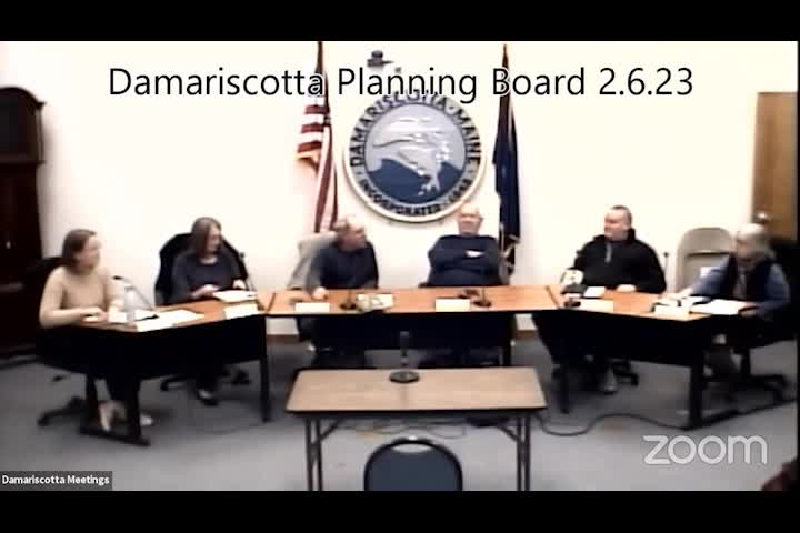 Thumbnail image for Damariscotta Planning Board - February 6, 2023