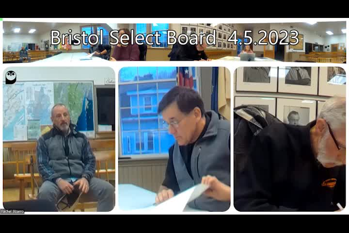 Thumbnail image for Bristol Select Board - April 5, 2023