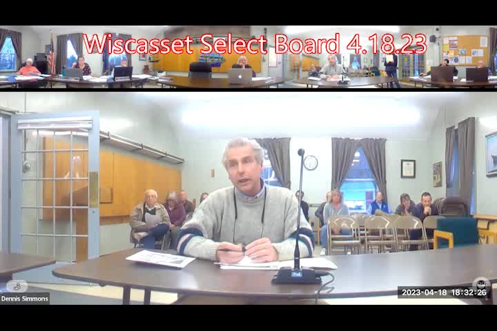 Thumbnail image for Wiscasset Select Board -  April 18, 2023