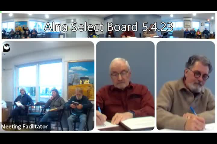 Thumbnail image for Alna Select Board - May 4, 2023