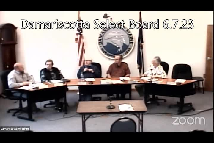Thumbnail image for Damariscotta Select Board - June 7, 2023