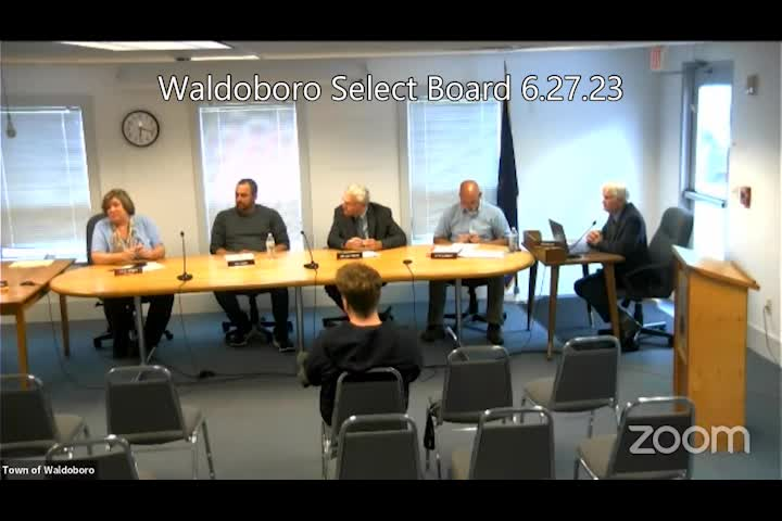 Thumbnail image for Waldoboro Select Board - June 27, 2023