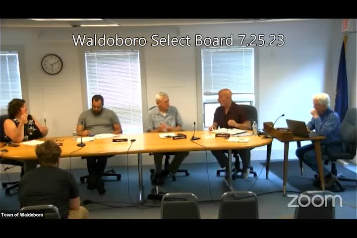 Thumbnail image for Waldoboro Select Board - July 25, 2023