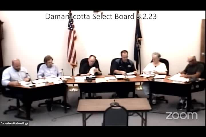 Thumbnail image for Damariscotta Select Board - August 2, 2023
